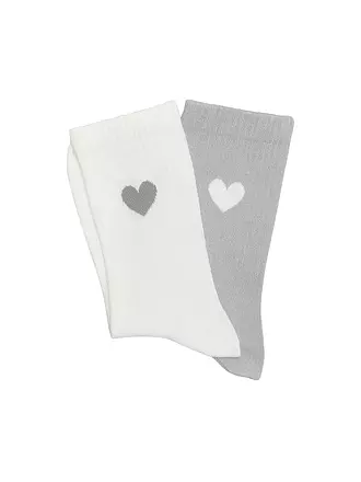 OPUS | Socken YENNIS LOVE 2er Pkg. hazy fog melange | 